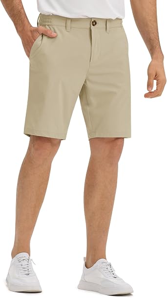 Outdoor Ventures Mens Golf Shorts 9 Inch Inseam Dry Fit Stretch Lightweight