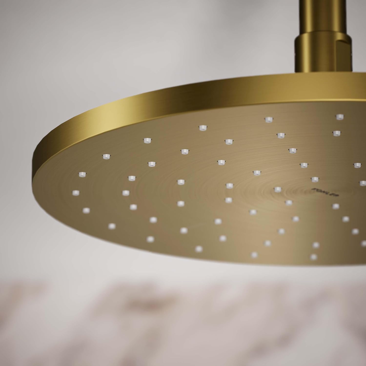 Kohler 13689-2MB Contemporary Round 10" single-function rainhead, 2.5 gpm, Vibrant Brushed Moderne Brass