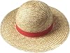 No Brand Product Straw Hat One Piece Luffy Cosplay Costume Tool Port Gas D Ace Fire Fist Ace Orange Costume Straw Hat