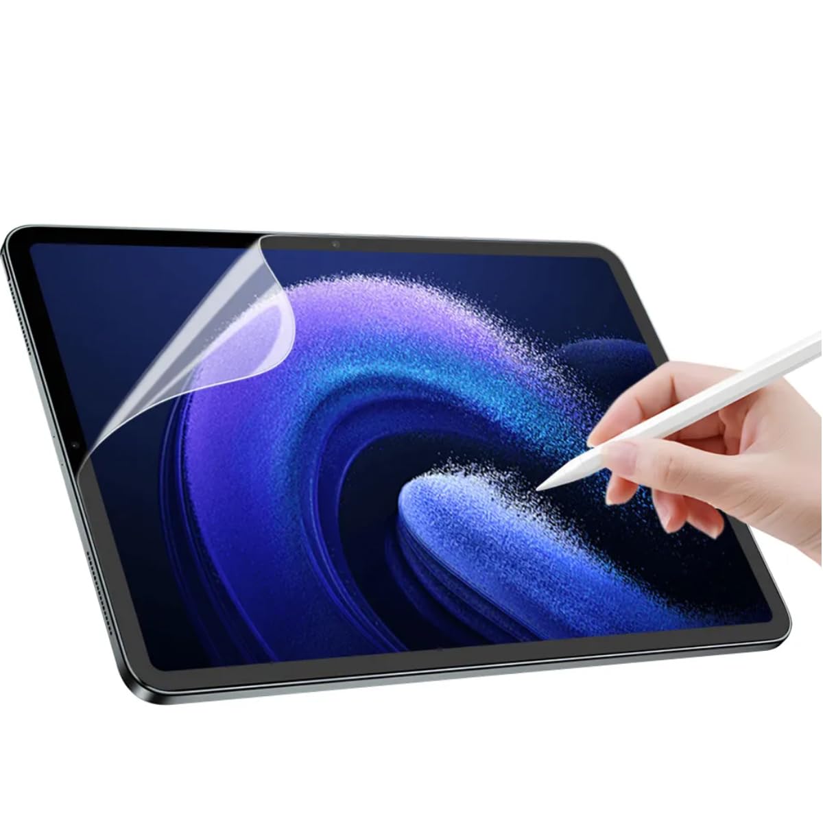 LXEEOLX [2 stuks beschermfolie van papier voor Xiaomi Pad 5 / Xiaomi Pad 5 Pro, matte papierfolie voor het tekenen, nemen van notities, like papier, PET-folie, anti-vingerafdruk/reflectie