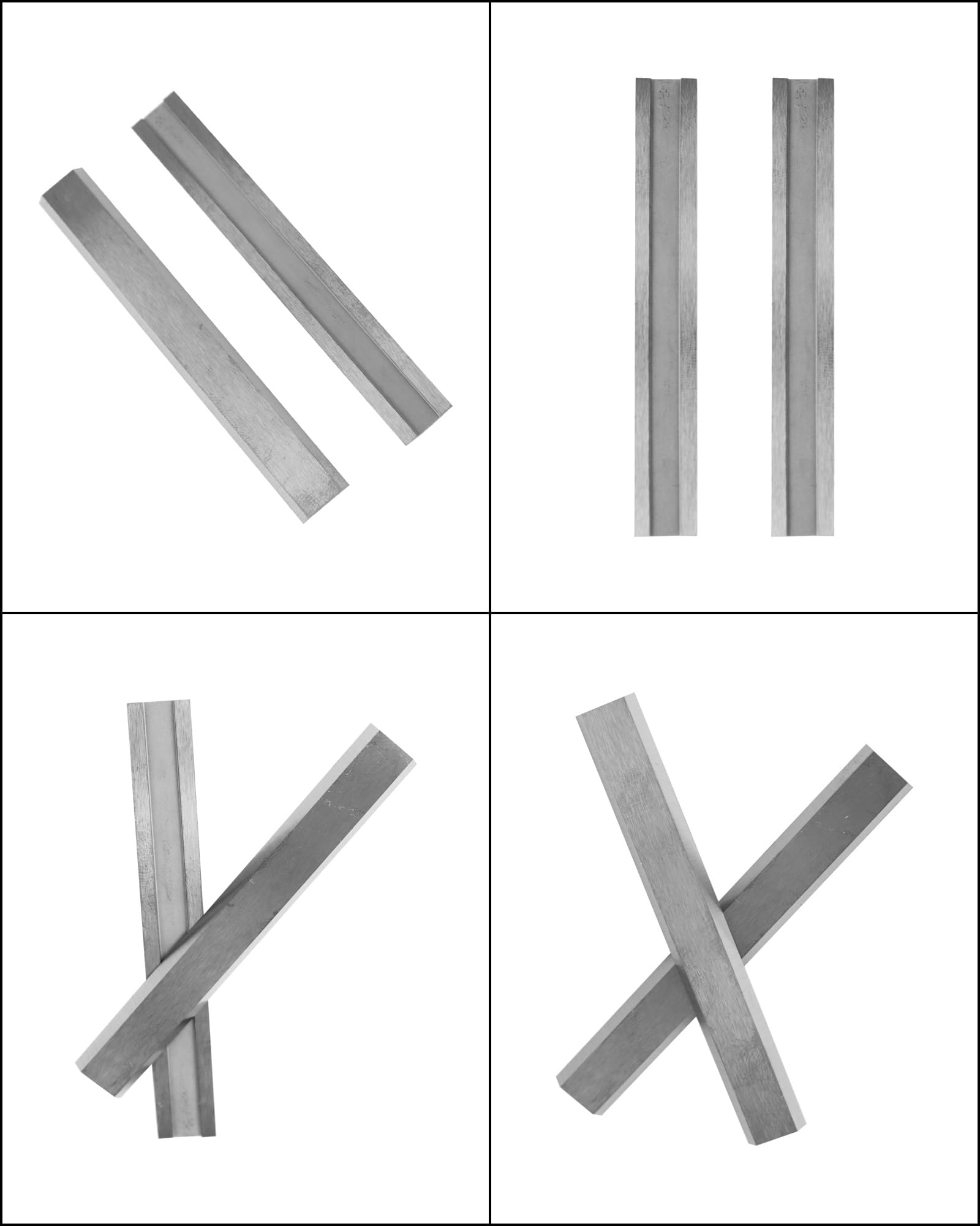 Cuchillas raspadoras de pintura de carburo de 2.5 pulgadas, cuchillas de acero de tungsteno de repuesto reversibles de doble filo, aptas para raspadores de 2.5 pulgadas, para quitar pintura