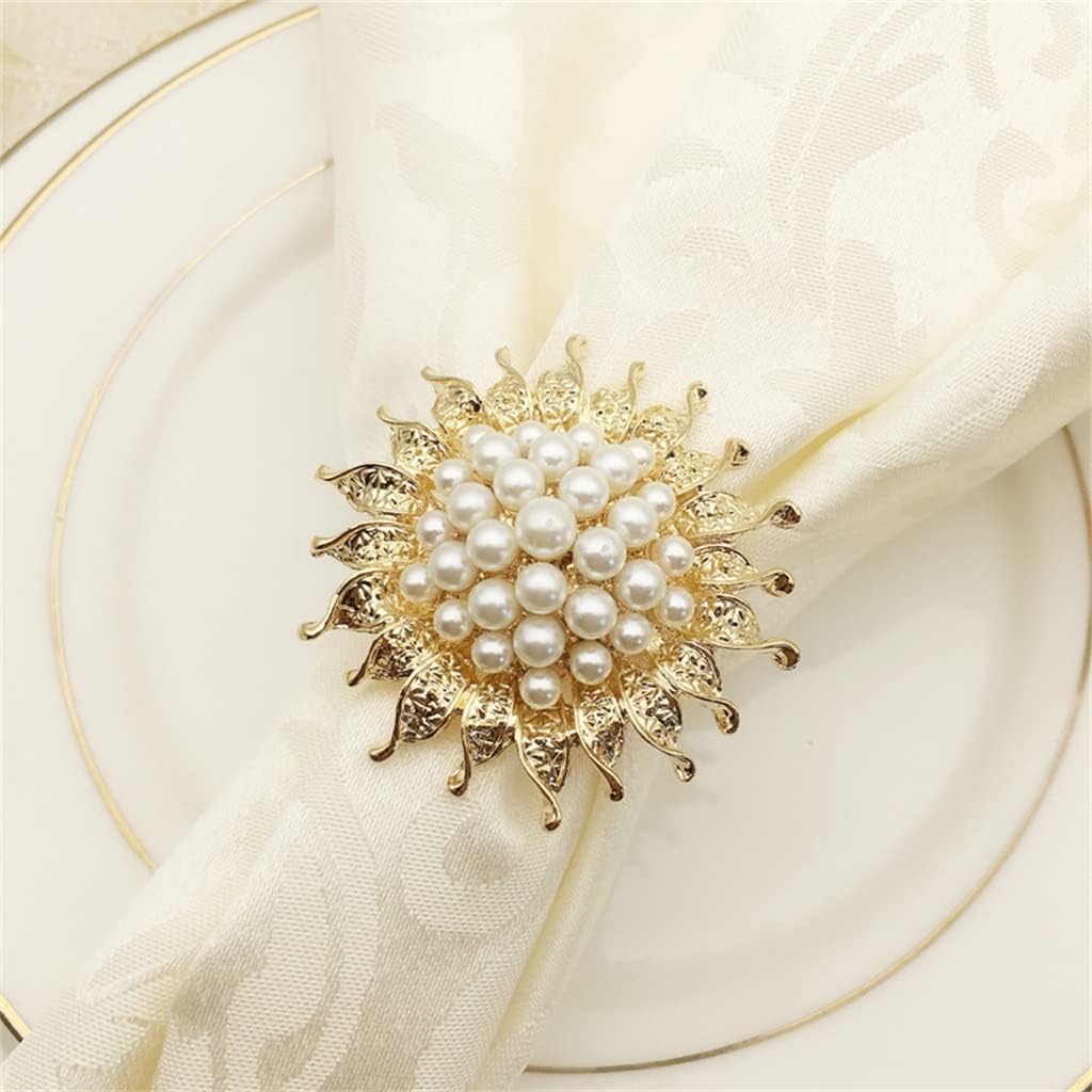Napkin Towel Buckle 12 Pieces Rings Dining Decorations Hotel Wedding Supplies