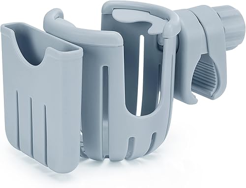 Miniatura 10 de Accmor - Portavasos para cochebicicleta con soporte para teléfono, soporte universal 2 en 1 para bebidas, para coche, andador, silla de ruedas,