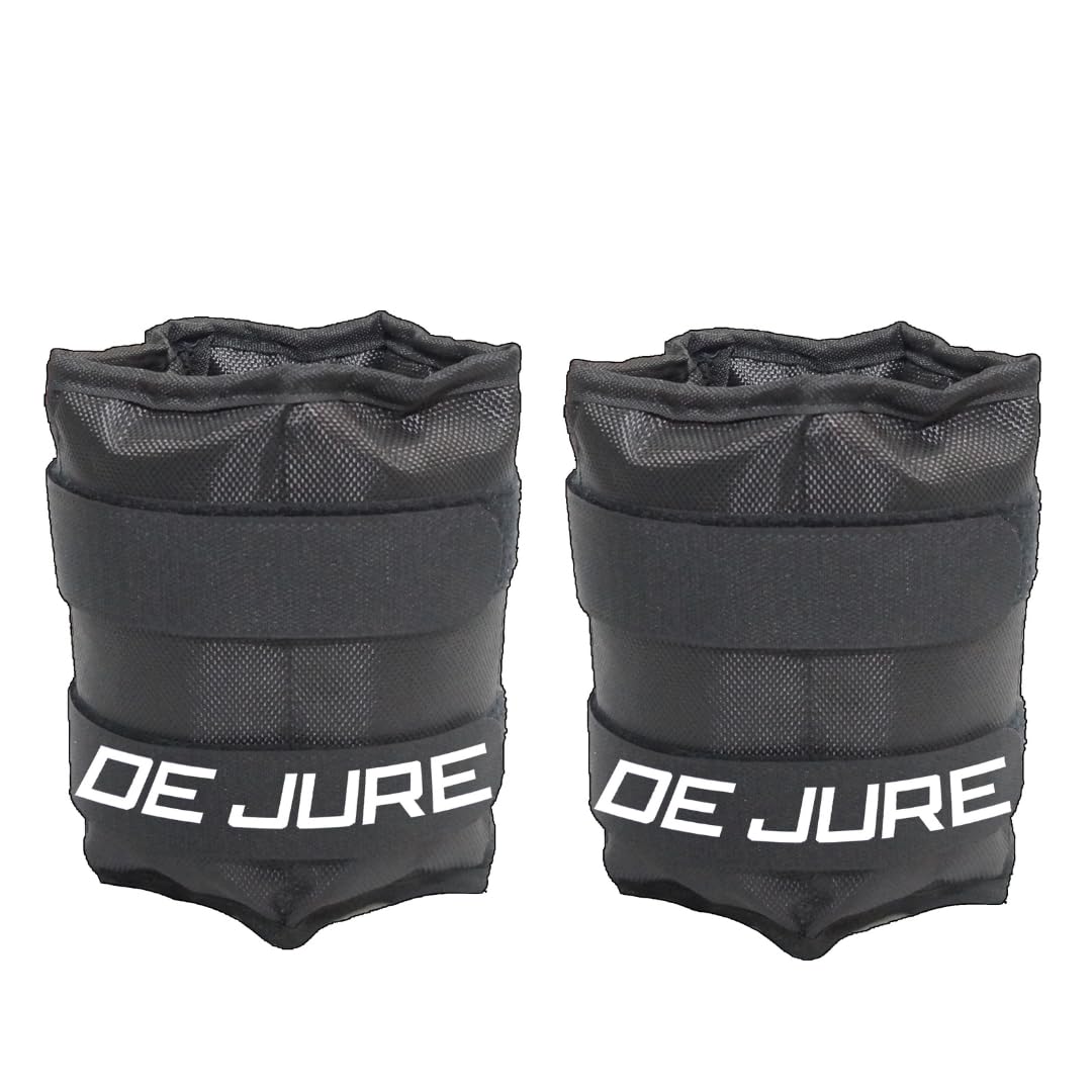 DE JURE FITNESS Ankle & Wrist Weight Set, Adjustable Strap 1.5KG Pair (1.5Kg x 2 = 3kg) (Black) (B0CDPSVZ9Y) Amazon Price History, Amazon Price Tracker