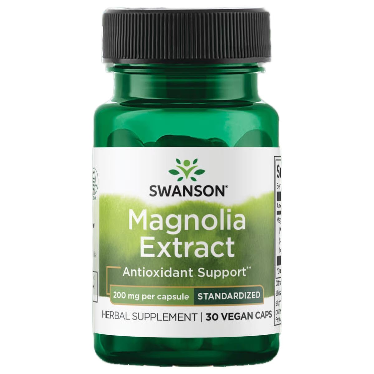Magnolia Bark - Herbal Supplement Traditionally Used to Promote Nervous System & Digestive Health Support - May Promote Respiratory Health & Stress Support - (30 Veggie Capsules, 200mg Each)