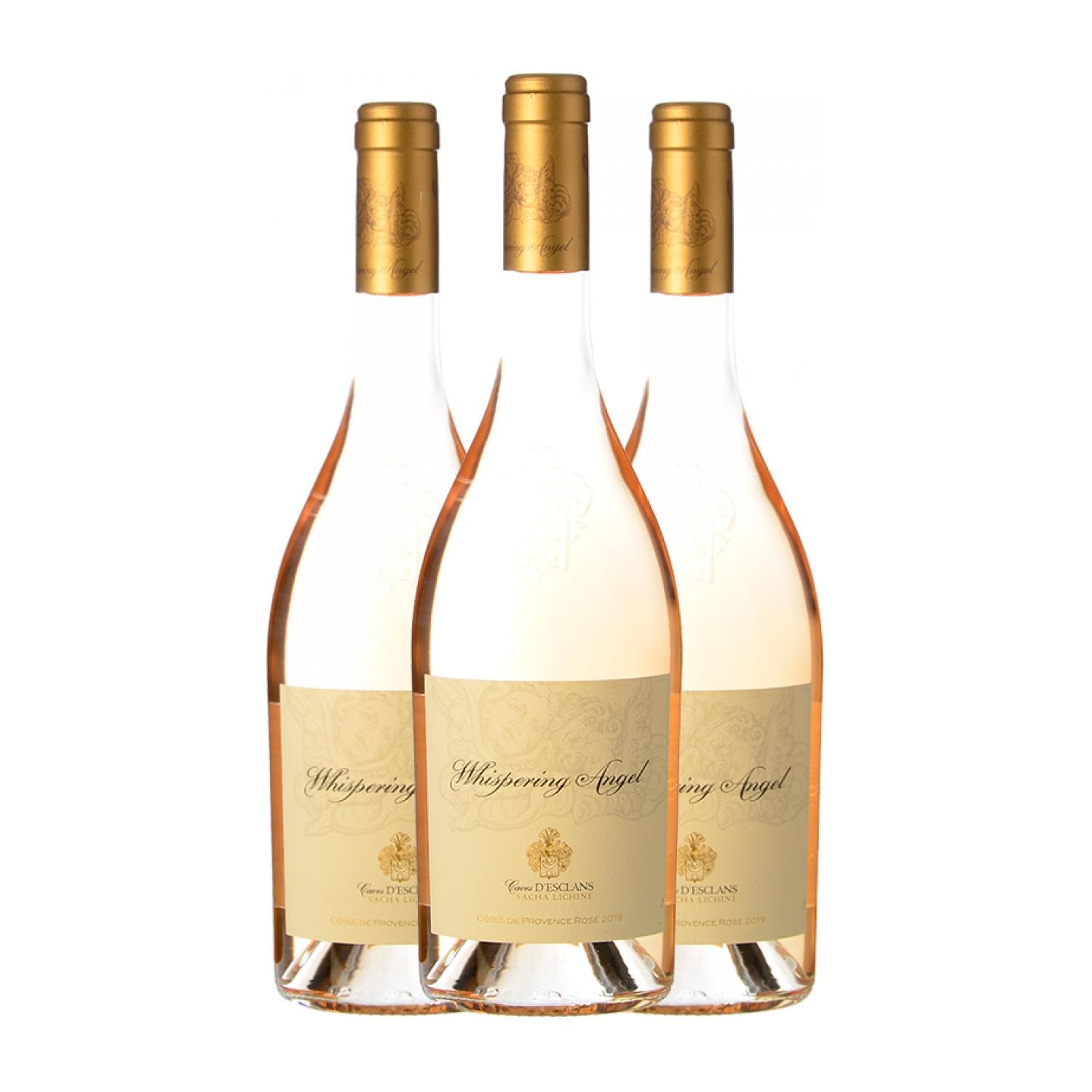 Château d'Esclans Whispering Angel Bourgogne Joven 75 cl Vino rosado (Caja de 3 Botellas de 75 cl)