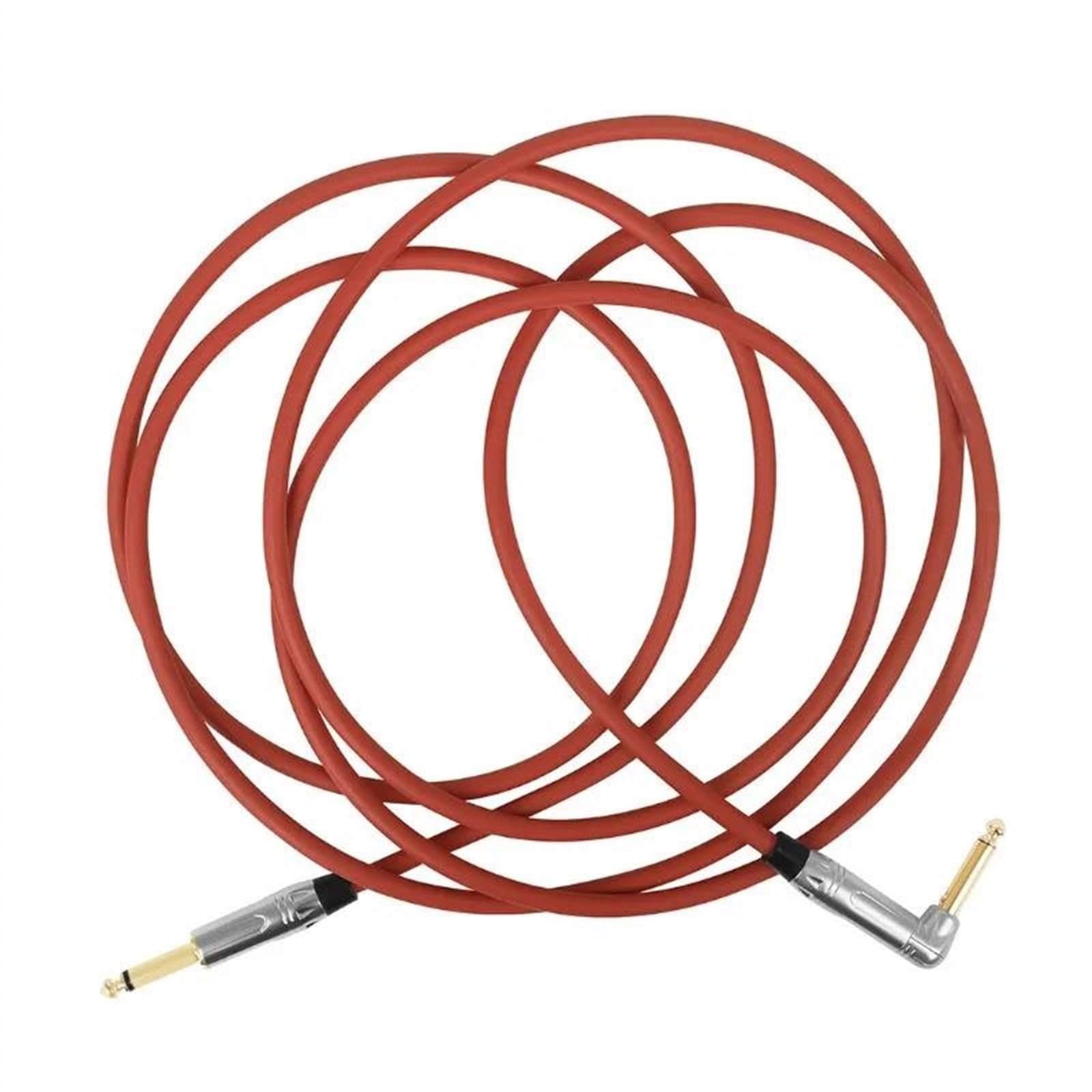 kabel audio instrumentu muzycznego 300cm Kabel Do Gitary Elektrycznej Kabel Połączeniowy Kable Do Wzmacniacza Gitary Basowej Kabel Miedziany Akcesoria Do Gitary