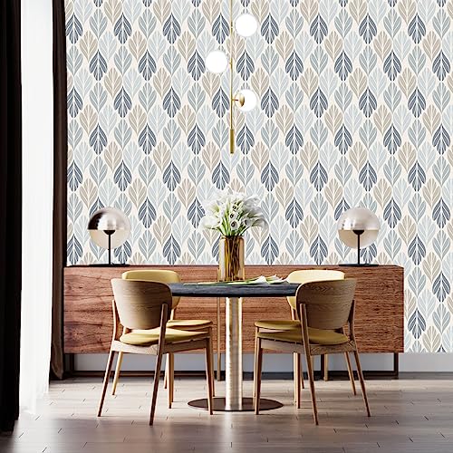 Image of Grey Seamless Pattern Texture Self Adhesive Wallpaper Peel & Stick, Waterproof, Scratch Resistant 41cm x 244cm