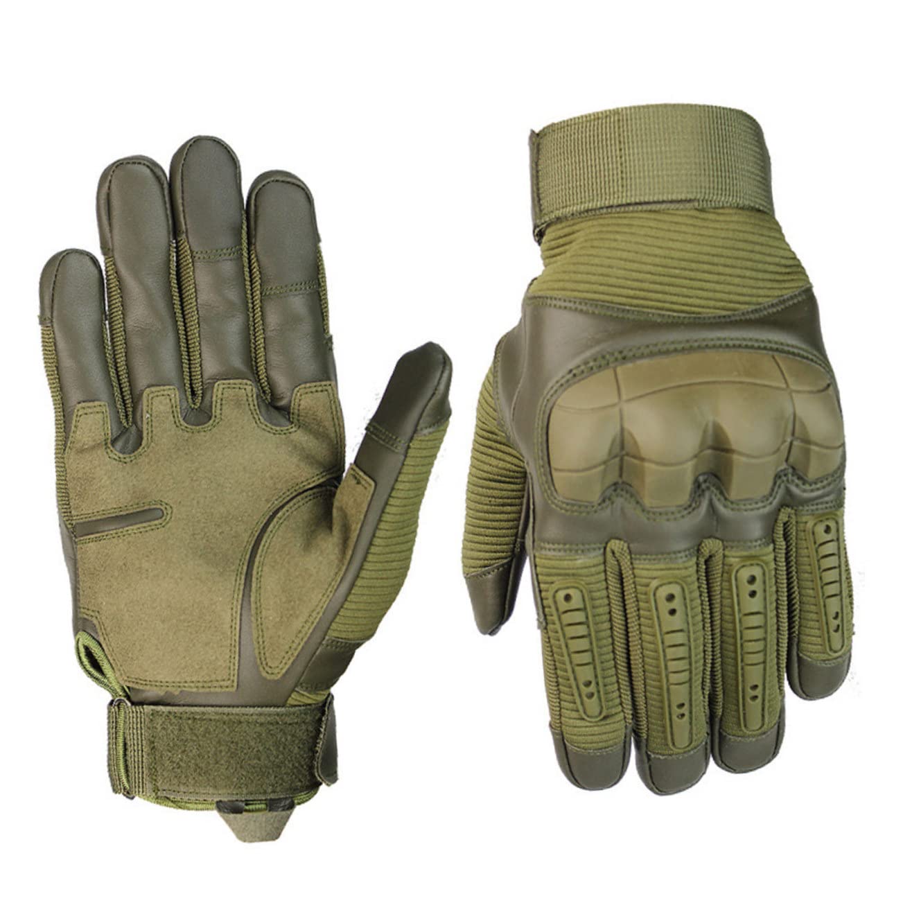 balacoo Touch Screen Hiking Gloves Gloves Half Finger Warm Breathable Army Size