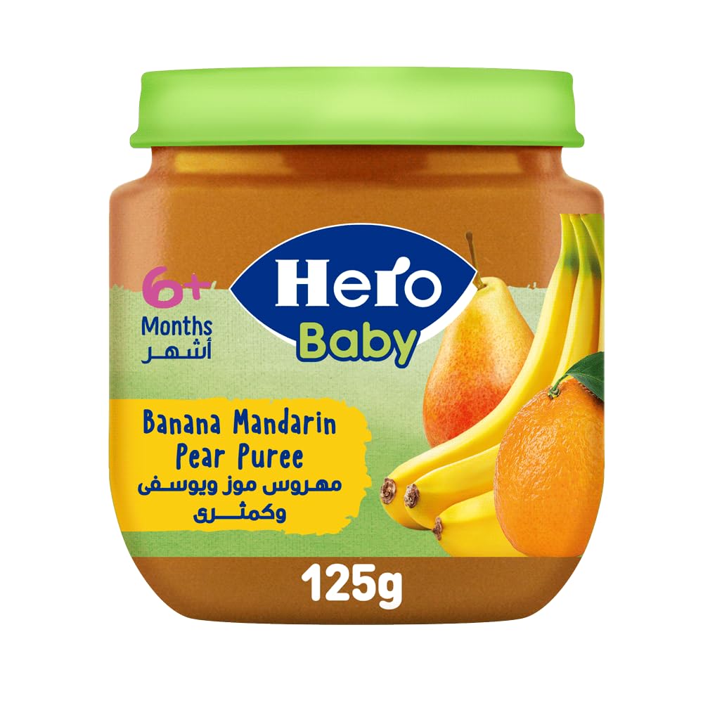 Hero Baby Mandarin And Banana With Pear, 125G