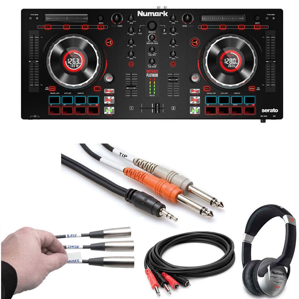 Numark Mixtrack Platinum 4 Channel Dj Controller With With Jog Wheel Display For Serato Dj