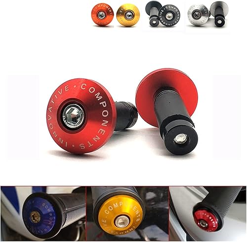 Miniatura 7 de Universal Motorcycle Handlebar Grips Bar Ends Slider for FZ0 7 9 6 FAZER 6R XJ6 Diversion XSR 700 900 TDM 900 MT 125 01 (Color  Gold)