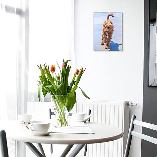 Miniatura 2 de Anjiefo Impresiones en lienzo personalizadas con tu foto, lienzo personalizado para pared, imprime tus fotos en lienzo, regalos para familiares,