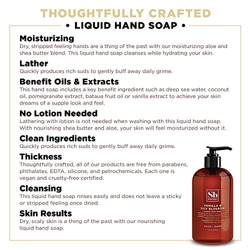 Soapbox SBS06795-3 Liquid Hand Soap, Vanilla & Lily Blossom thumb #7