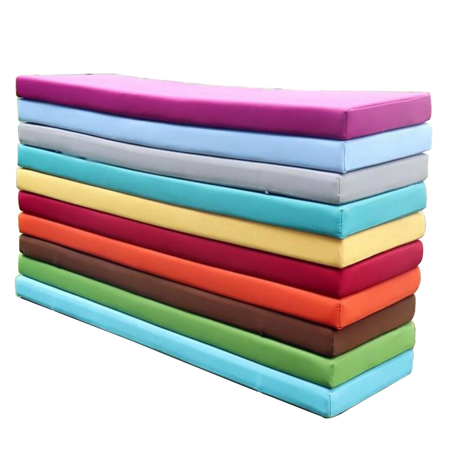Sangles épaisses imperméables pour banc de jardin 23 places - Utilisation en intérieur et extérieur - 70 x 40 x 5 cm - Marron - Parfait pour terrasse, balancelle, maison et cour