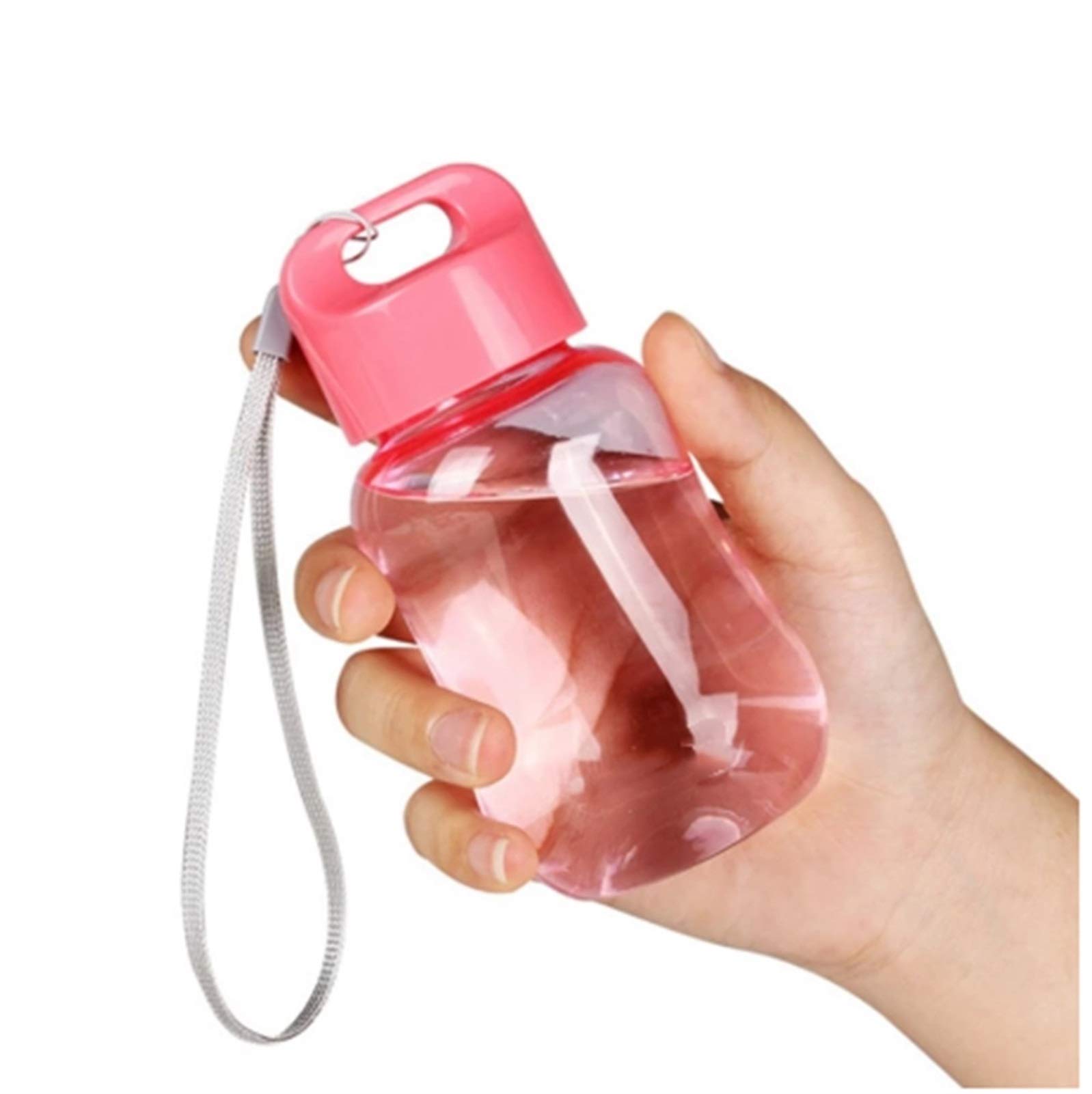 Mini Bottiglia d'Acqua a Forma di Cartone Animato in plastica My Kids Bottiglia per Bevande in Cristallo Shaker per proteine Sportive Portatili Tazza per Mano in Corda per Studenti 180ML