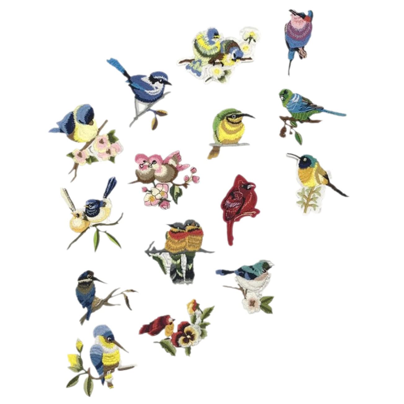 45stücke Teiliges Von Vogel-patches Zum Aufnähen Bestickte Applikationen Für Kleidung Handwerksbedarf Einfache Handhabung Für Kreative Projekte