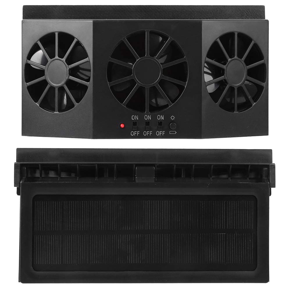Ventilatore di Estrazione del Veicolo Ventilatore per Auto Ventilatore Solare per Auto Ventilatore per Auto a energia Solare Portatile Ventilatore di Ventilazione Ventilazione Ventilazione Auto