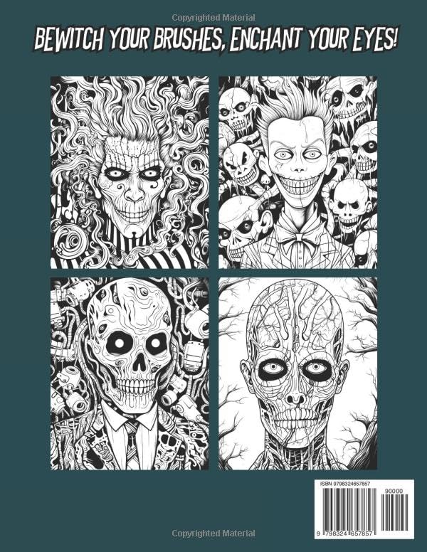 Scary and Creepy Voodoo Horror Coloring Book for Adults: Black Magic and Dark Zombies Witchcraft Designs, Intricate Spooky Gothic Fantasy Patterns for ... - Summon the Shadows, One Shade at a Time! image 3