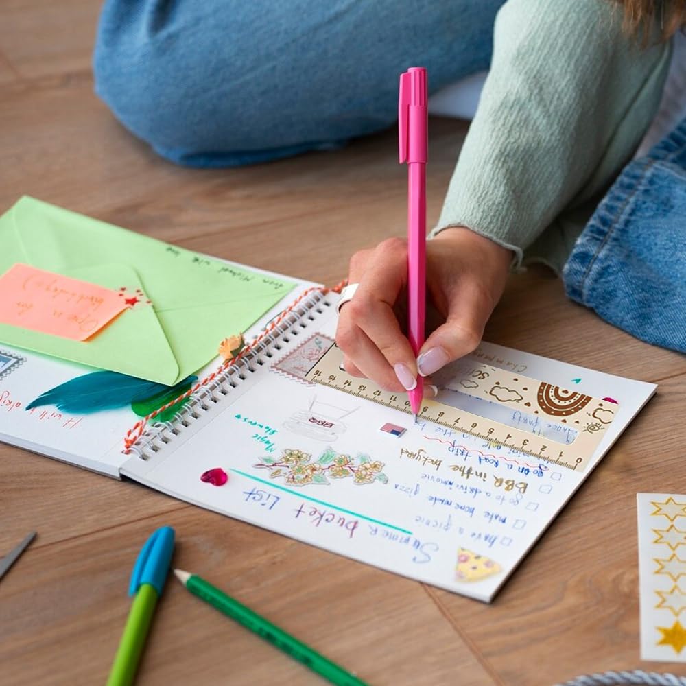 Lot De 4 Règles De Lecture En Bois Pour Enfants Et Dyslexie - Motifs Mignons, Fenêtre De Suivi, Outil Confort Pour Concentration Et Lecture Fluide