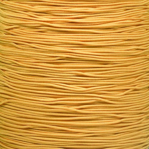 West Coast Paracord Bungee Elastic Nylon Shock Cord (1/32 Inch x 100 Feet, Goldenrod)