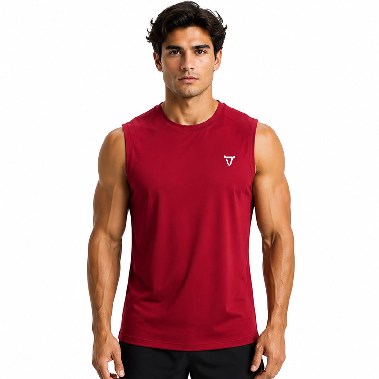Paquete de 3/5 camisetas sin mangas para hombre para correr, sin mangas, para entrenamiento, culturismo