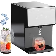 Deco Chef Self Dispensing Nugget Ice Maker Countertop, 46LB Per Day Automatic Chewable Ice, 1.8LB Per Hour
