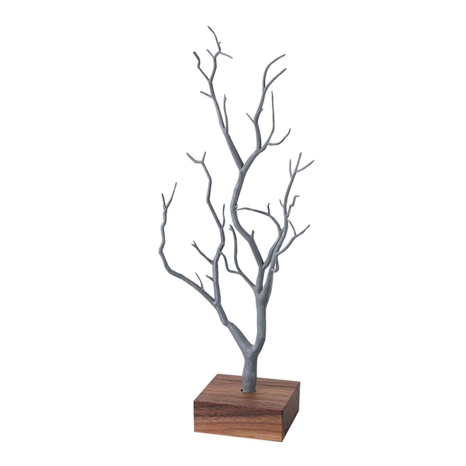 HDBCYUAZ Jewellery Display/Stand/Holder Tree Shape Necklace Earring Bracelet Holder Organizer Rack Tower Organiser Desktop decoration Gifts(Gris)