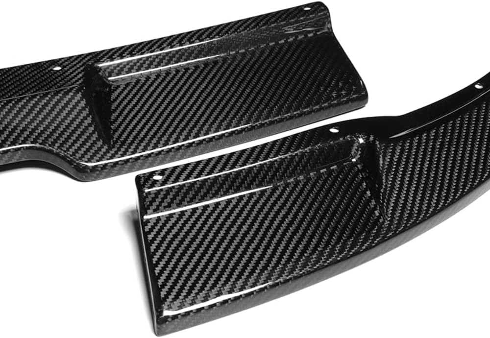 Q1-TECH, Front Bumper Lip fit for Compatible with 2003-2007 Infiniti G35 Coupe / 2-Door Only, Front Lip Spoiler Air Chin Body Kit Splitter Real Carbon Fiber, 2004 2005 2006, STP-Style