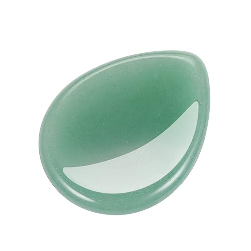 CrystalTears Green Aventurine Crystal Worry Stone Thumble Polished Healing Crystals