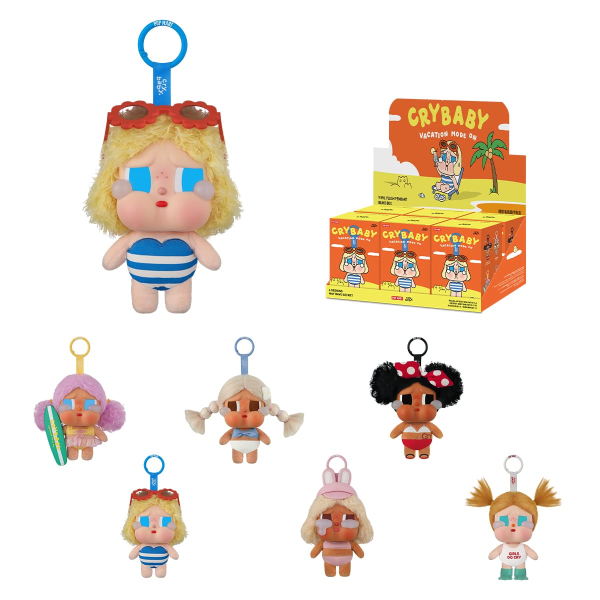 Amazon | 【POP MART 公式ストア】CRYBABY Vacation Mode On シリーズ