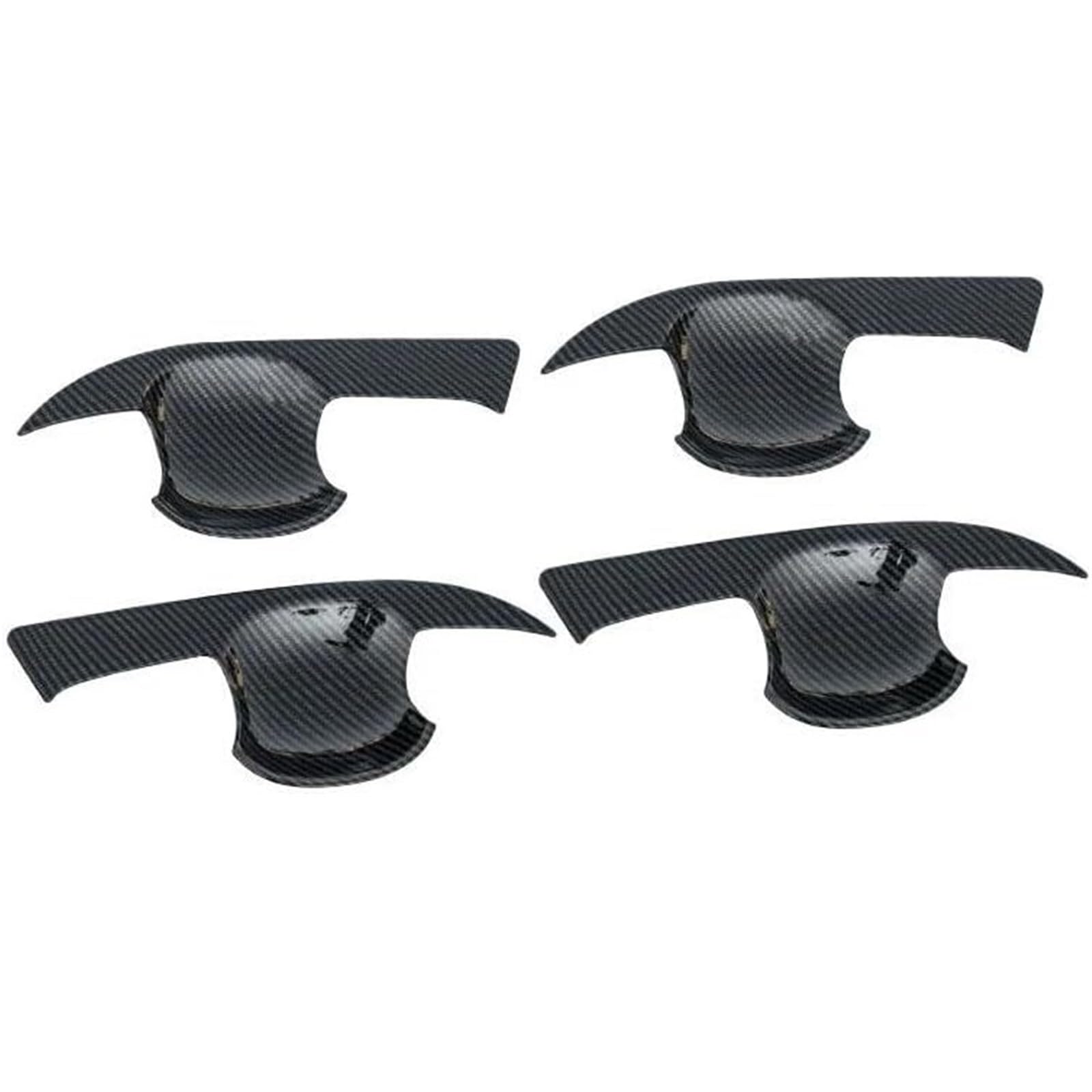 Glymzoi Styles2 Carbon Fiber Car Exterior Door Handles Car Left Exterior Door Handle For Corolla E210 2019-2024 Abs Carbon Door Handle Bowl(Styles2 Carbon Fiber)