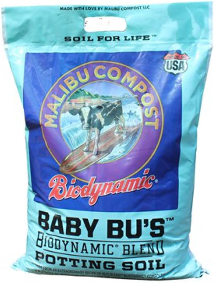 Malibu Compost Baby Bu's Biodynamic Blend Potting Soil, 12 Quart