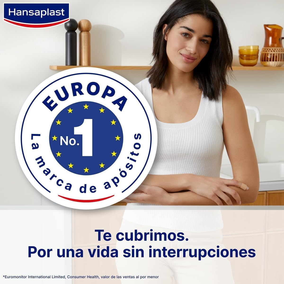 Hansaplast Apósitos Hidrocoloides (S - 10), Apósitos adhesivos 100% Impermeables para Curación Rápida, Apósitos para Dedos, Ultrafinos y Flexibles, Adhesión Extrafuerte, Protege como una segunda piel