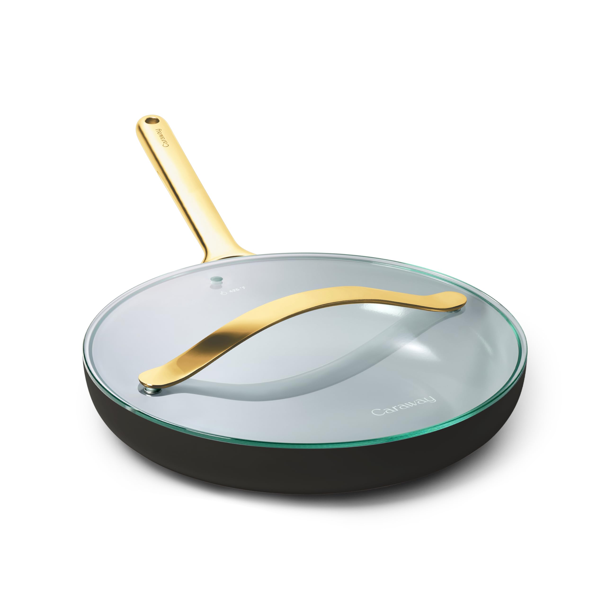 Caraway 12" Non-Stick Ceramic Frying Pan with Glass Lid