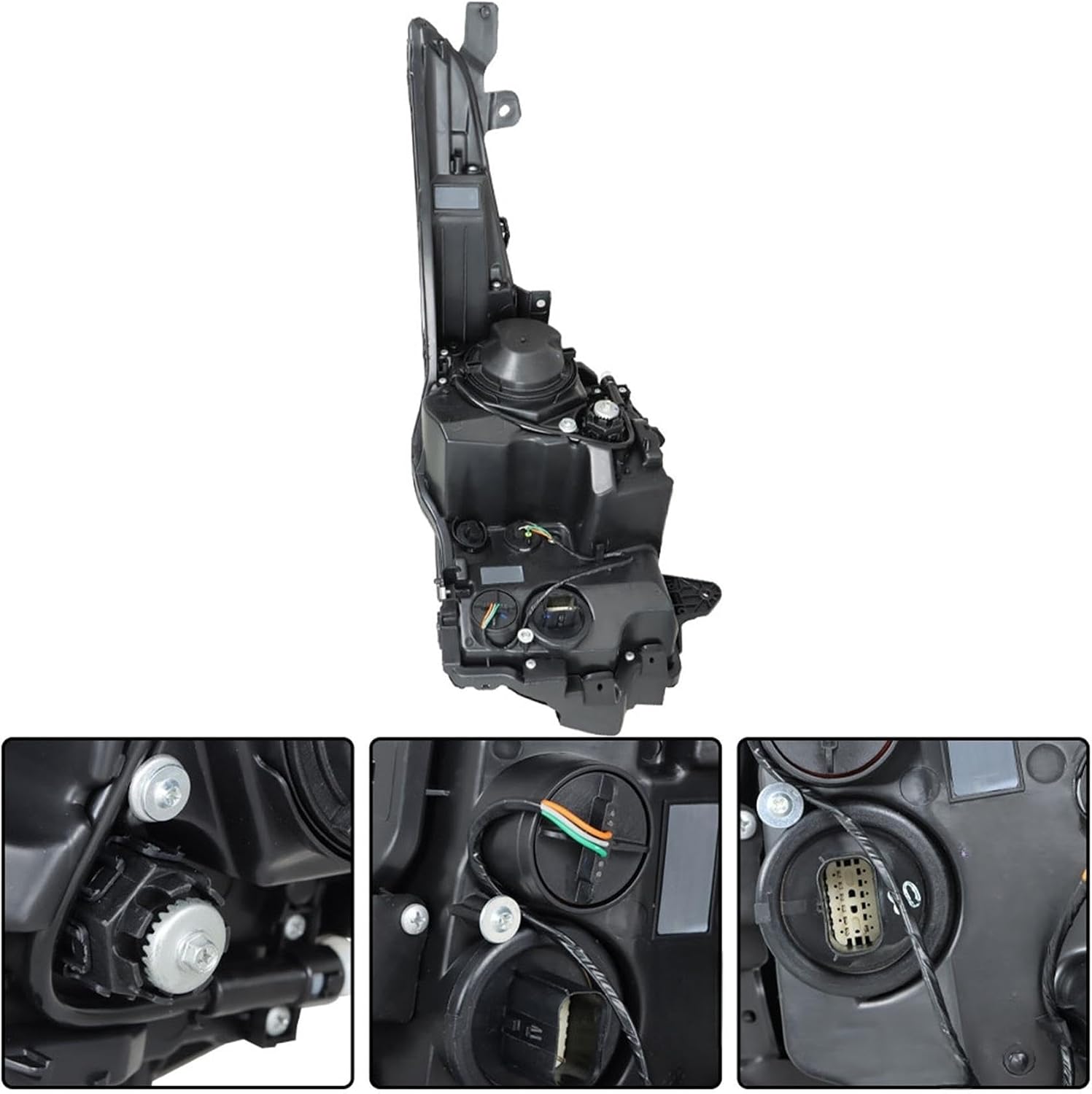 Silscvtt Headlights Assembly Replacement for ATS 2013-2018 Halogen Projector Headlight Headlamp LH Left Driver Side