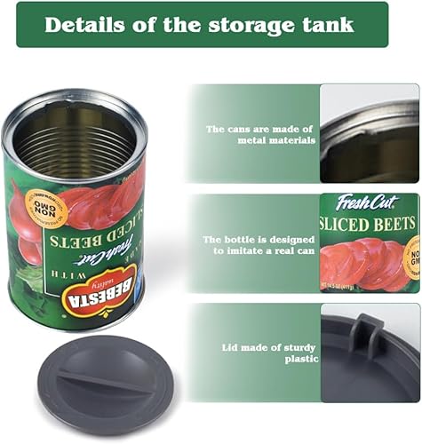 Miniatura 9 de Cajas fuertes para latas falsas Diversion Secret Stash Safes (rojo)