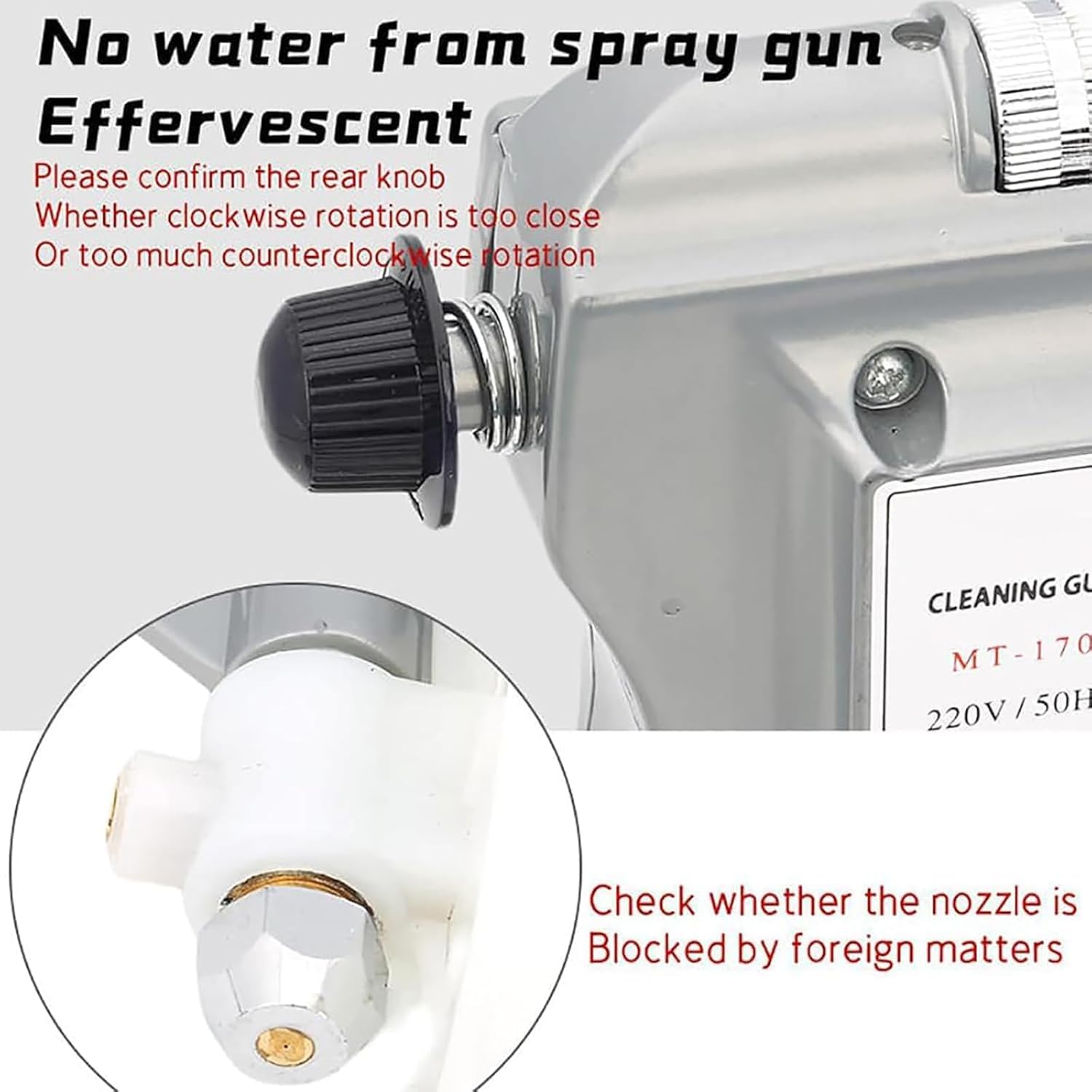 Elektryczny pistolet do czyszczenia punktowego, opryskiwacz do tekstyliów, czajnik 1,2 l, do sitodruku, butów, kryształów, kamieni