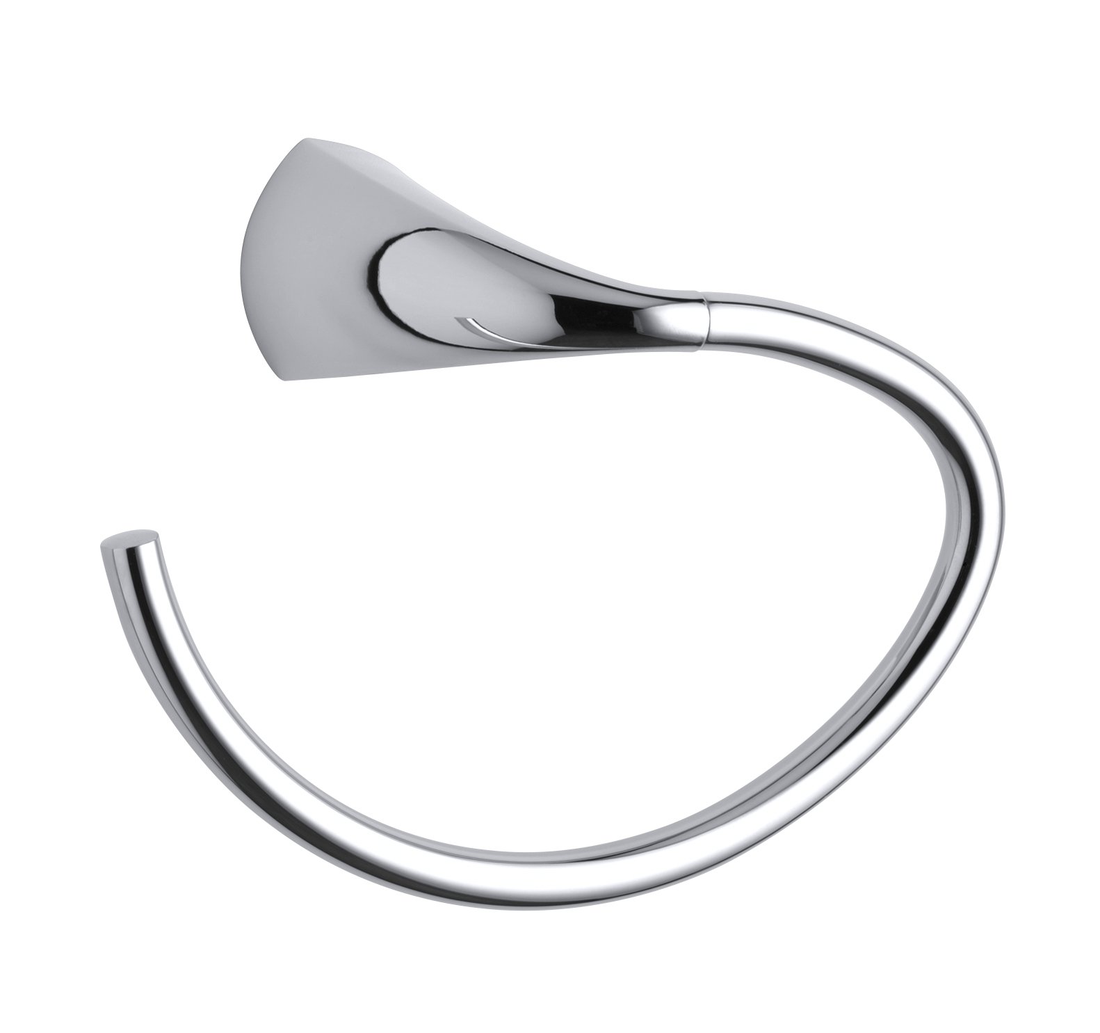 Anneau porte-serviette Kohler Mistos fini chrome pour éliminer le désordre du lavabo