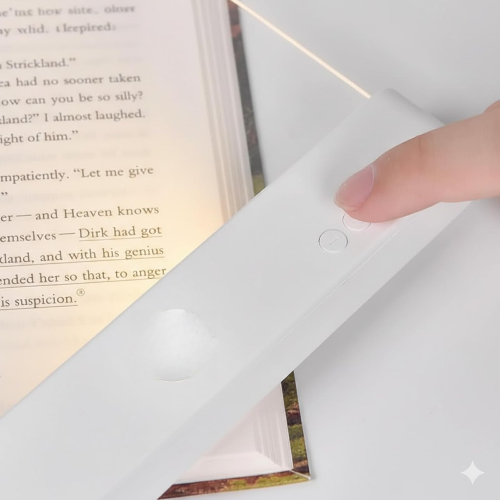 TFixol Timer di rilevamento della luce di lettura piatto Oscuramento continuo 3 temperature di colore Batteria a lunga durata