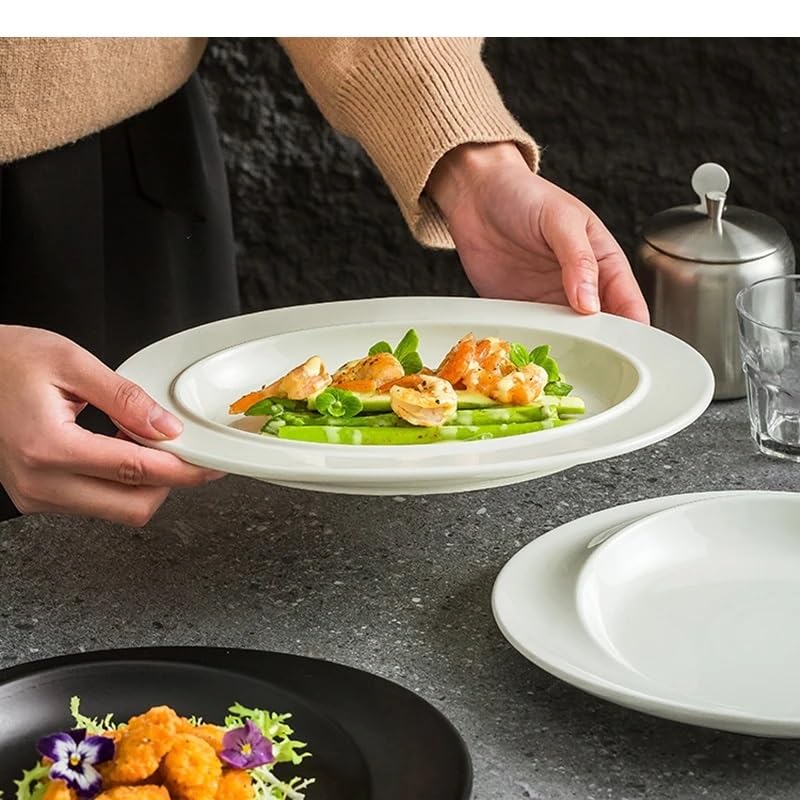 Talerze Deserowe Ceramiczny Talerz Obiadowy Talerz Deserowy Do Restauracji Talerz Makaronowy Talerz Rybny Talerz Przekąsek Talerze Przystawek Talerz Przekąsek，A