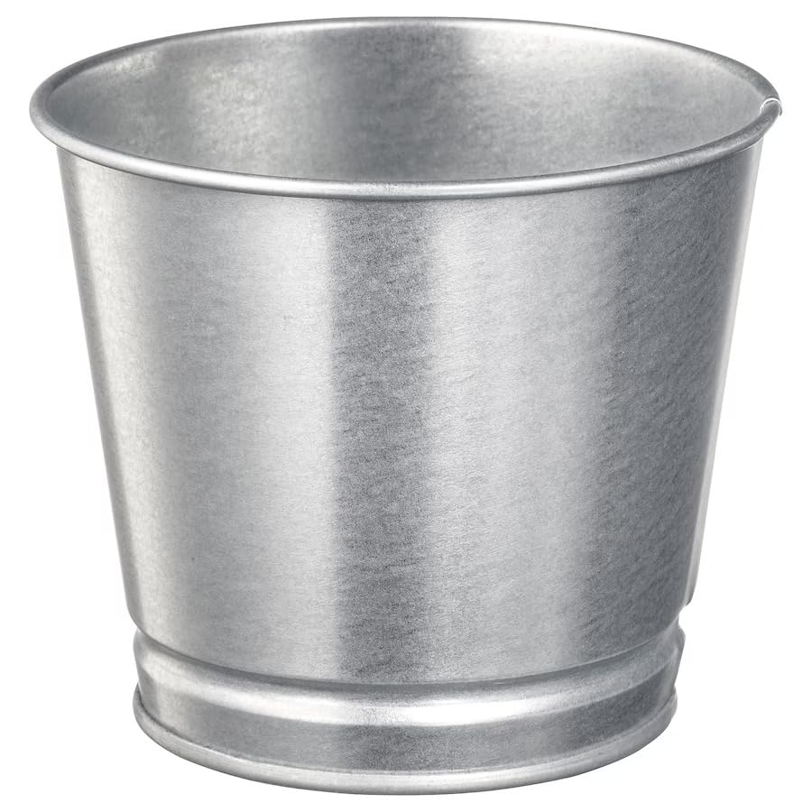 nandati Galvanized Steel Plant Pot, Galvanized Metal Bucket Planter Pails Indoor Outdoor Plant Pots - Silver - 1 Piece - 9 cm (3 ½ ") (B0CN7G9LND) Amazon Price History, Amazon Price Tracker