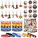 Sureio 86 Pcs Western Cowboy Party Favors Include 12 Pcs Western Cowboy Silicone Bracelets 12 Western Cowboy Keychain 12 Button Pins 50 Pcs Waterproof Cowboy Stickers for Western Cowboy Themed Parties