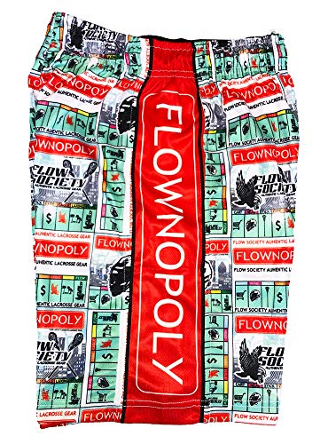 Flow Society Flownopoly Attack Boys Shorts - LAX - Athletic - Basketball - Baseball - Hockey - Football - Lacrosse - Multi