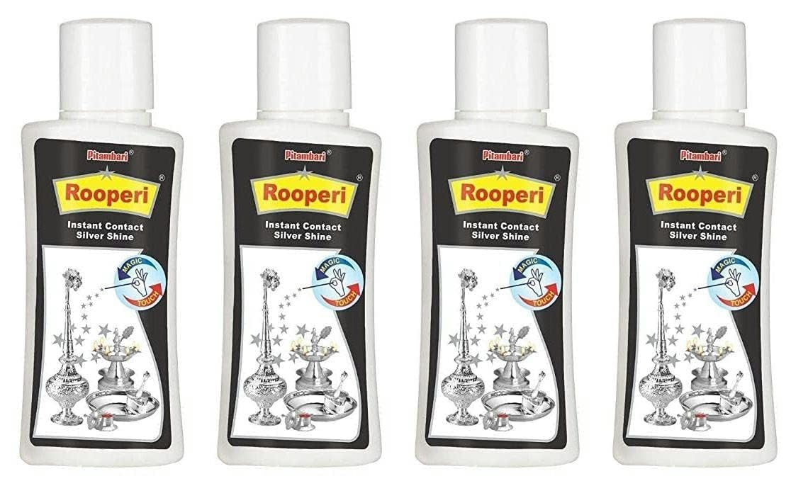 Rooperi Instant Contact Silver Shine Cleaner 50 ml (Pack Of 4) (B0D4JRX4XL) Amazon Price History, Amazon Price Tracker
