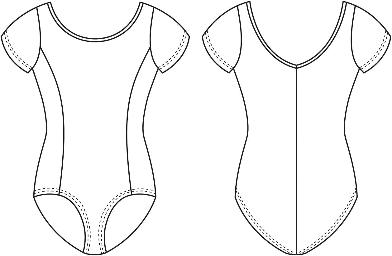 Mirella Girl's Princess Seam Cap Sleeve Dance Leotard - Image 3