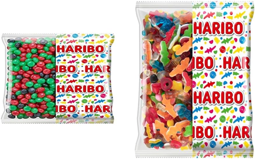 HARIBO Fraizibus Bonbons Dragéifiés Aromatisés aux Fruits Rouges