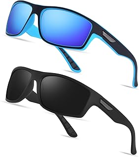OJIRRU Gafas de sol hombre Gafas de sol Deportivas polarizadas para hombre mujer Protección UV400 Golf Ciclismo Pesca Running Deporte