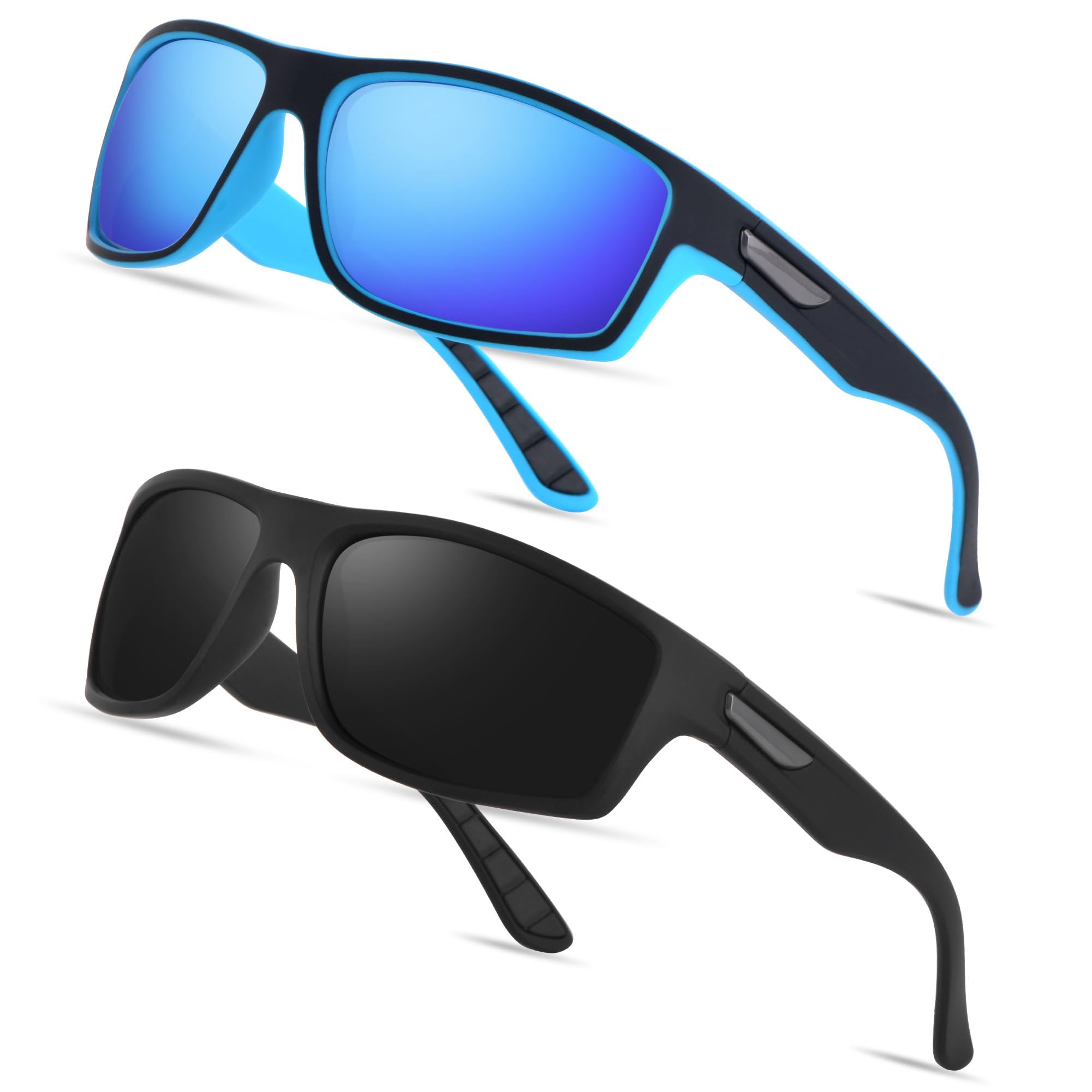 OJIRRU Gafas de sol hombre Gafas de sol Deportivas polarizadas para hombre mujer Protección UV400 Golf Ciclismo Pesca Running Deporte
