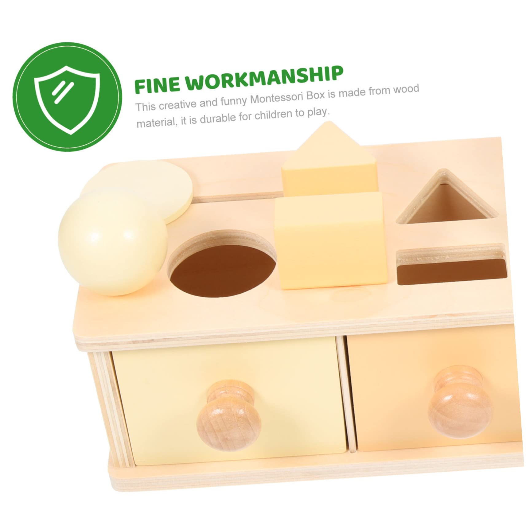 BESPORTBLE Ayudas Educativas Caja De Permanencia De Objetos Caja De Colores para Juguete De Aprendizaje para Pequeños Juguete Cognitivo para Bebés
